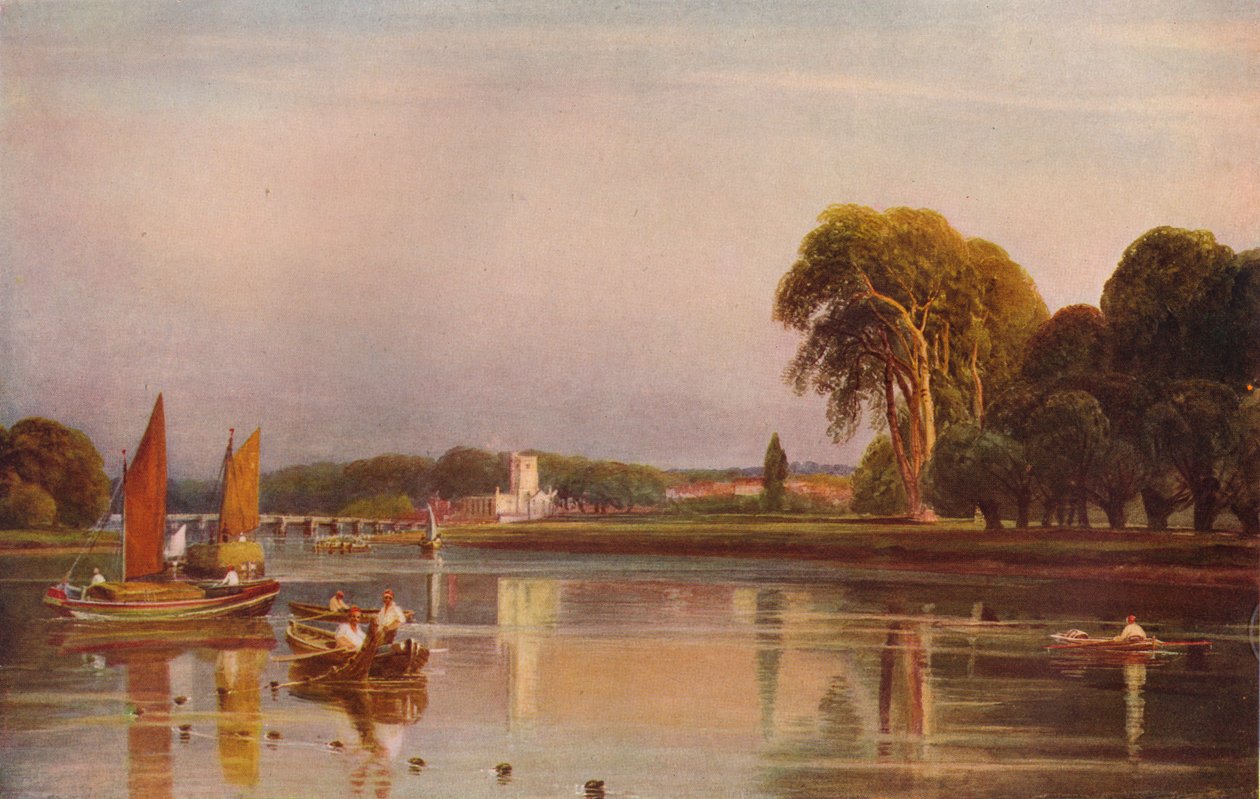 Cookham, c1804-1849, 1919 tekijältä Peter de Wint