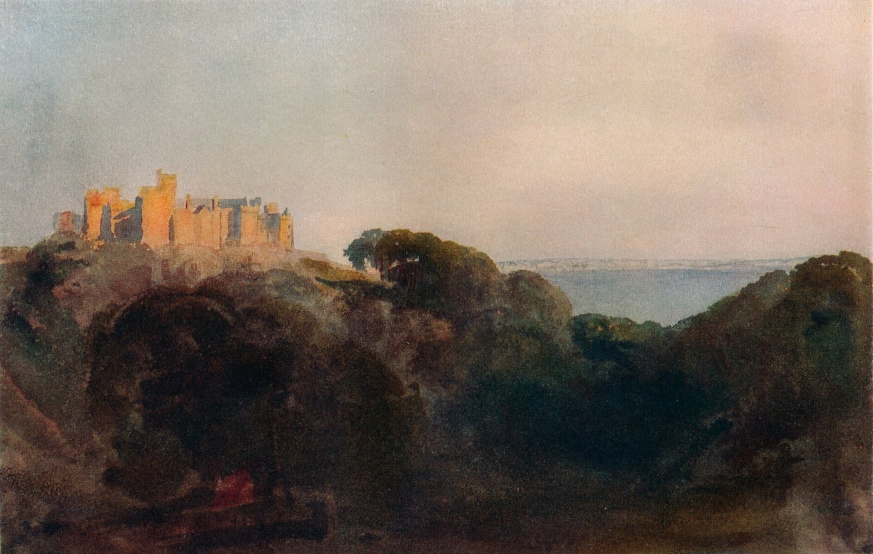 St. Donatsin linna, Glamorganshire, 1924 tekijältä Peter de Wint