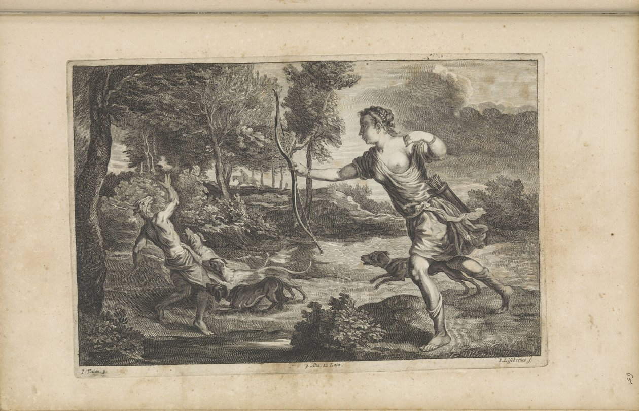Diana Actaeonissa tekijältä Peter van Liesebetten