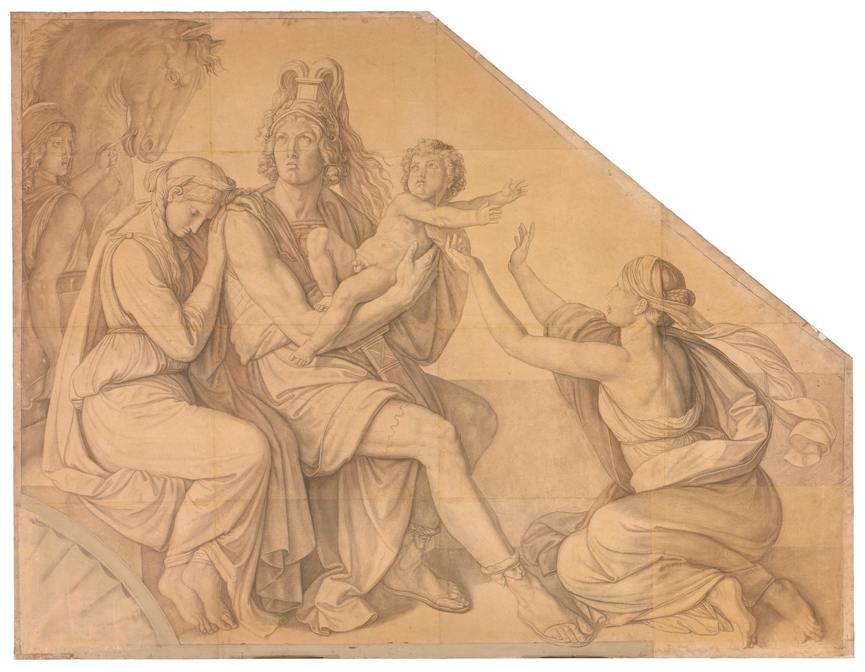 Hektors Abschied von Andromache tekijältä Peter von Cornelius