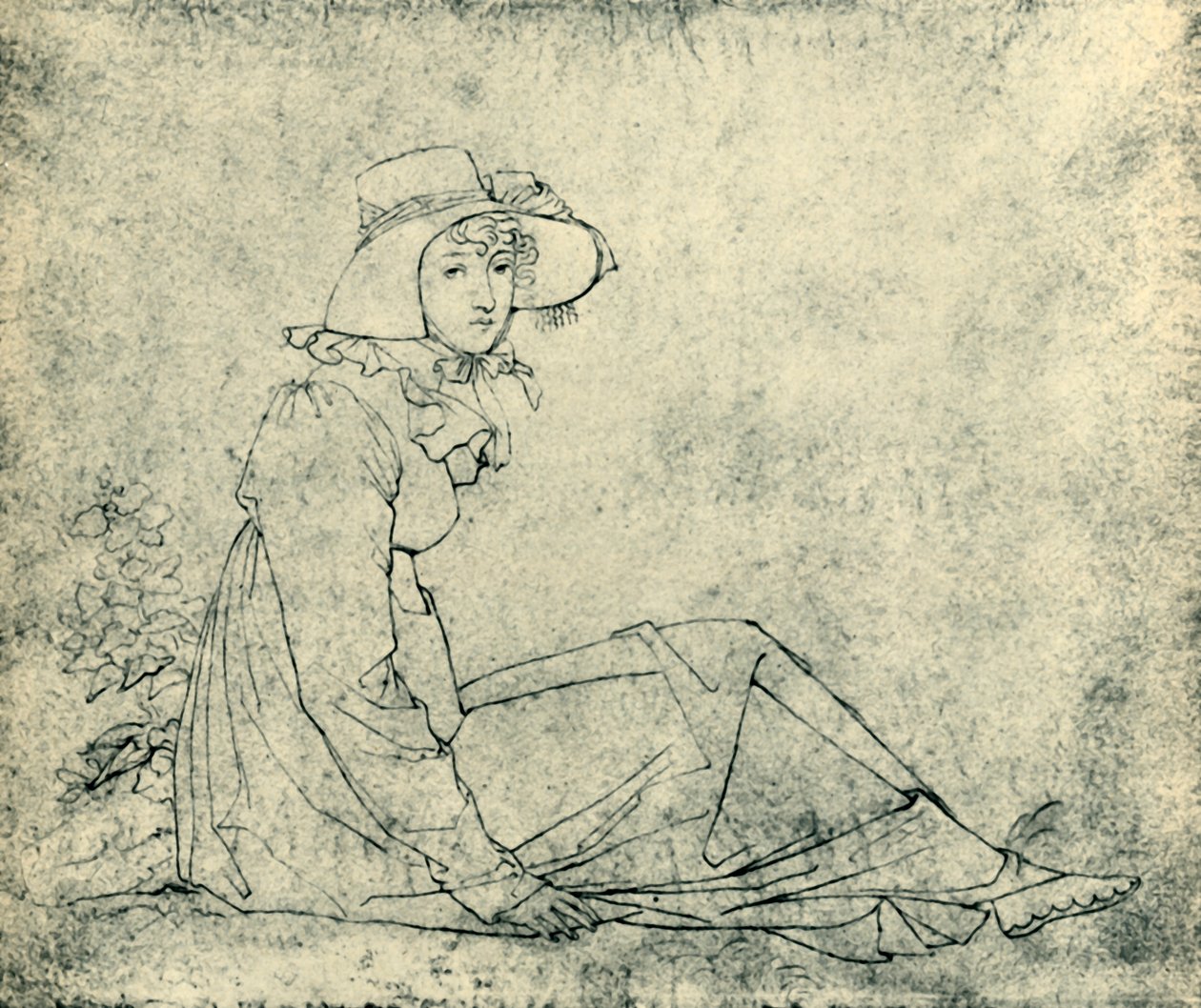 Muotokuva Elizabeth Malßista, c1811, 1943. tekijältä Peter von Cornelius