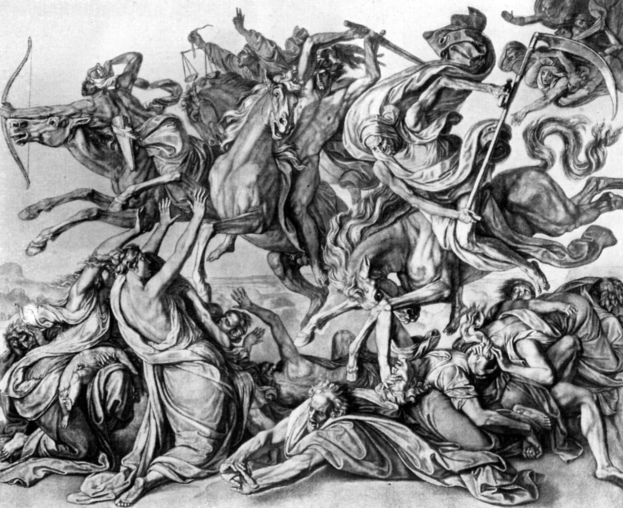 The Four Horsemen of the Apocalypse, 1926. tekijältä Peter von Cornelius
