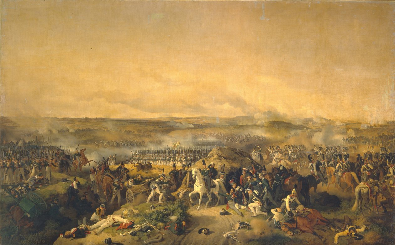 Borodinon taistelu 26. elokuuta 1812, 1843 tekijältä Peter von Hess
