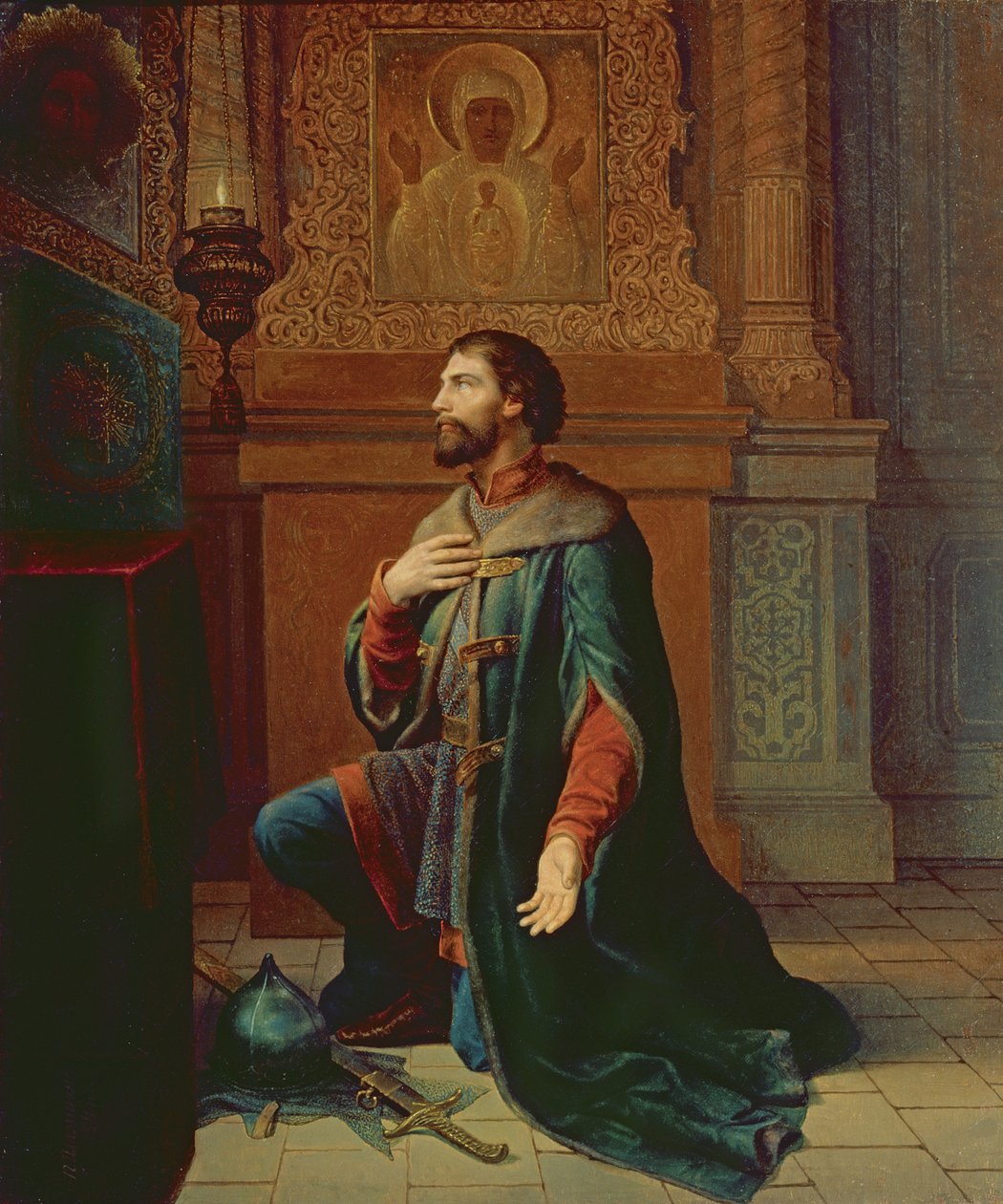 Bojaari ennen kampanjaa, 1871 tekijältä Petr Mikhailovich Shamshin
