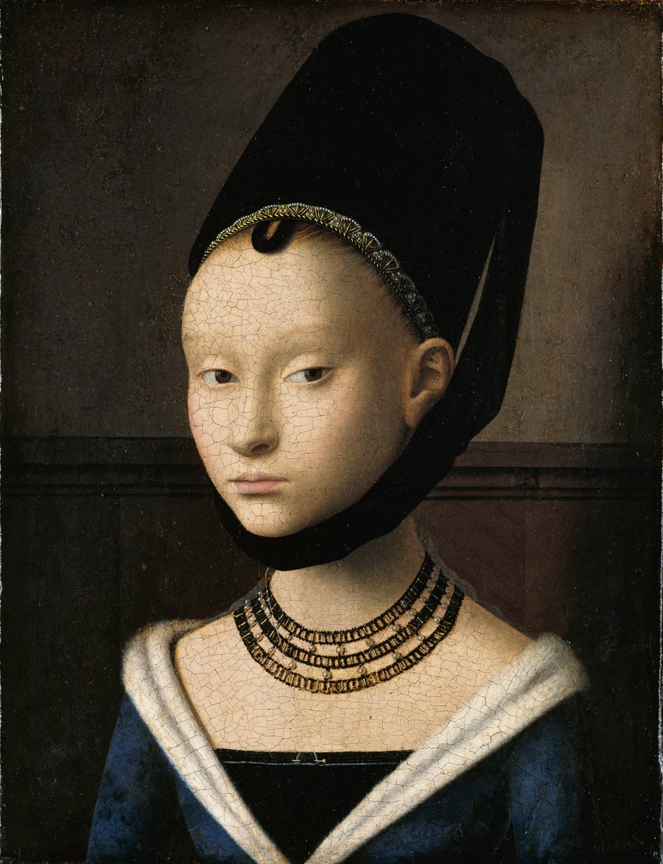 Nuoren naisen muotokuva tekijältä Petrus Christus