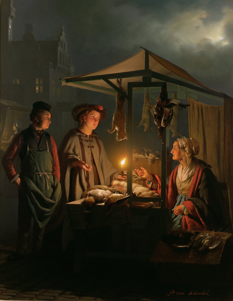 Huonekalut ja erilaiset esineet 1100- ja 1300-luvuilta tekijältä Petrus van Schendel