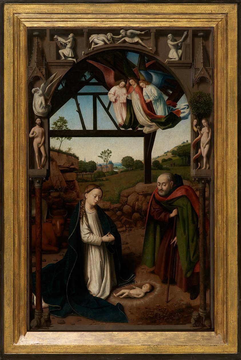 Kristus-lapsen palvonta tekijältä Petrus Christus