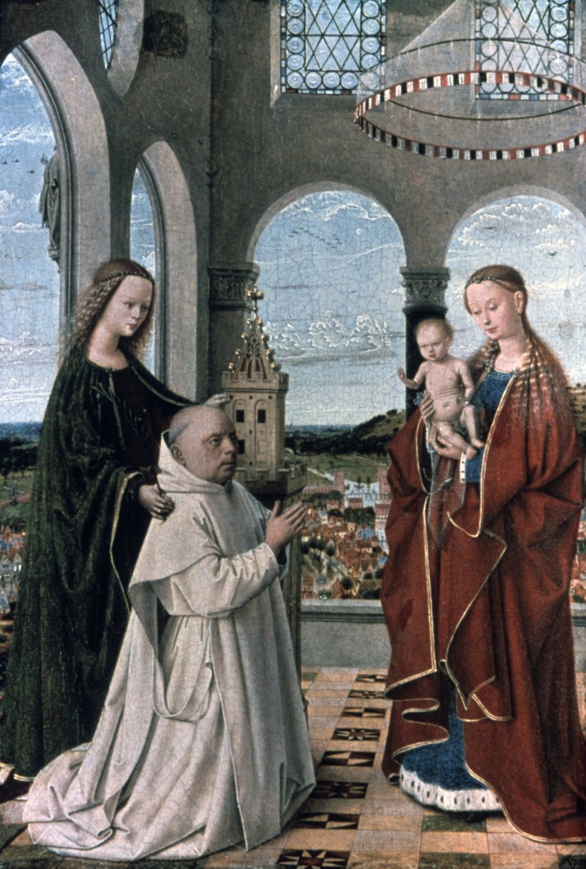 Madonna ja lapsi, 1400-luku tekijältä Petrus Christus