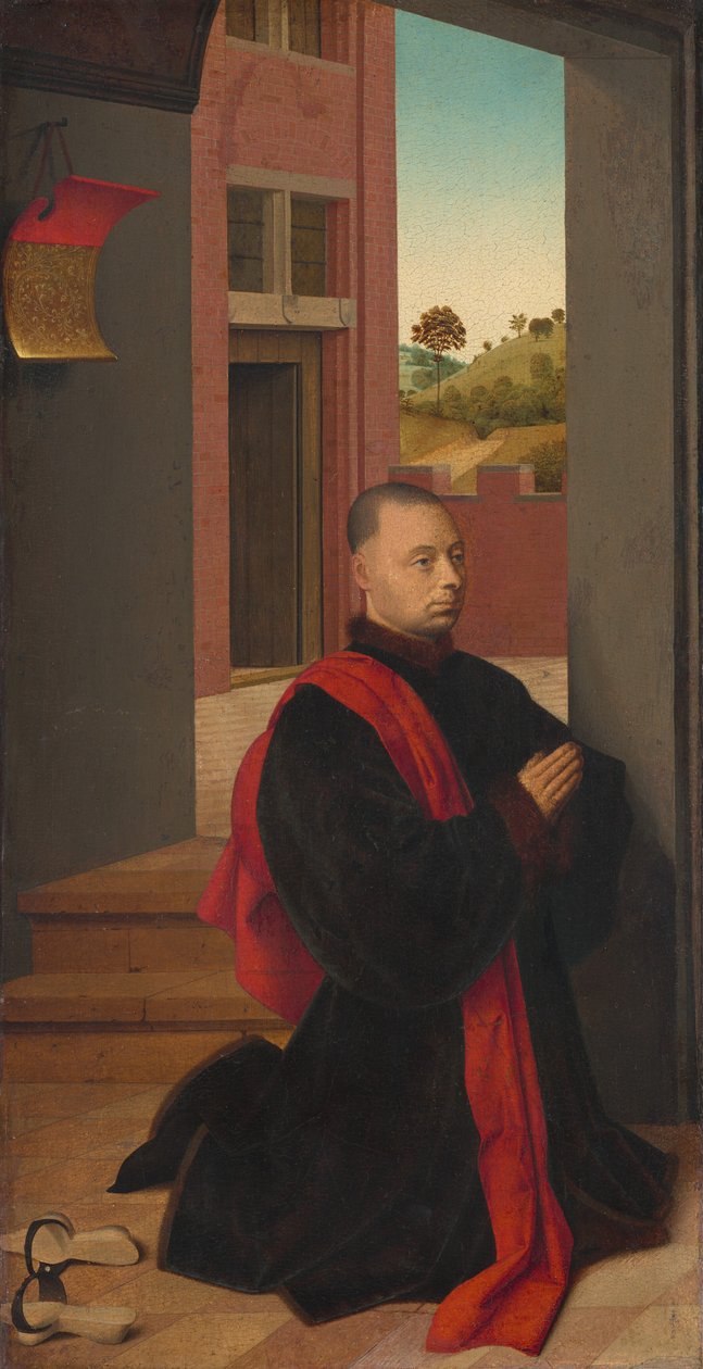 Miespuolisen luovuttajan muotokuva, n. 1455. tekijältä Petrus Christus
