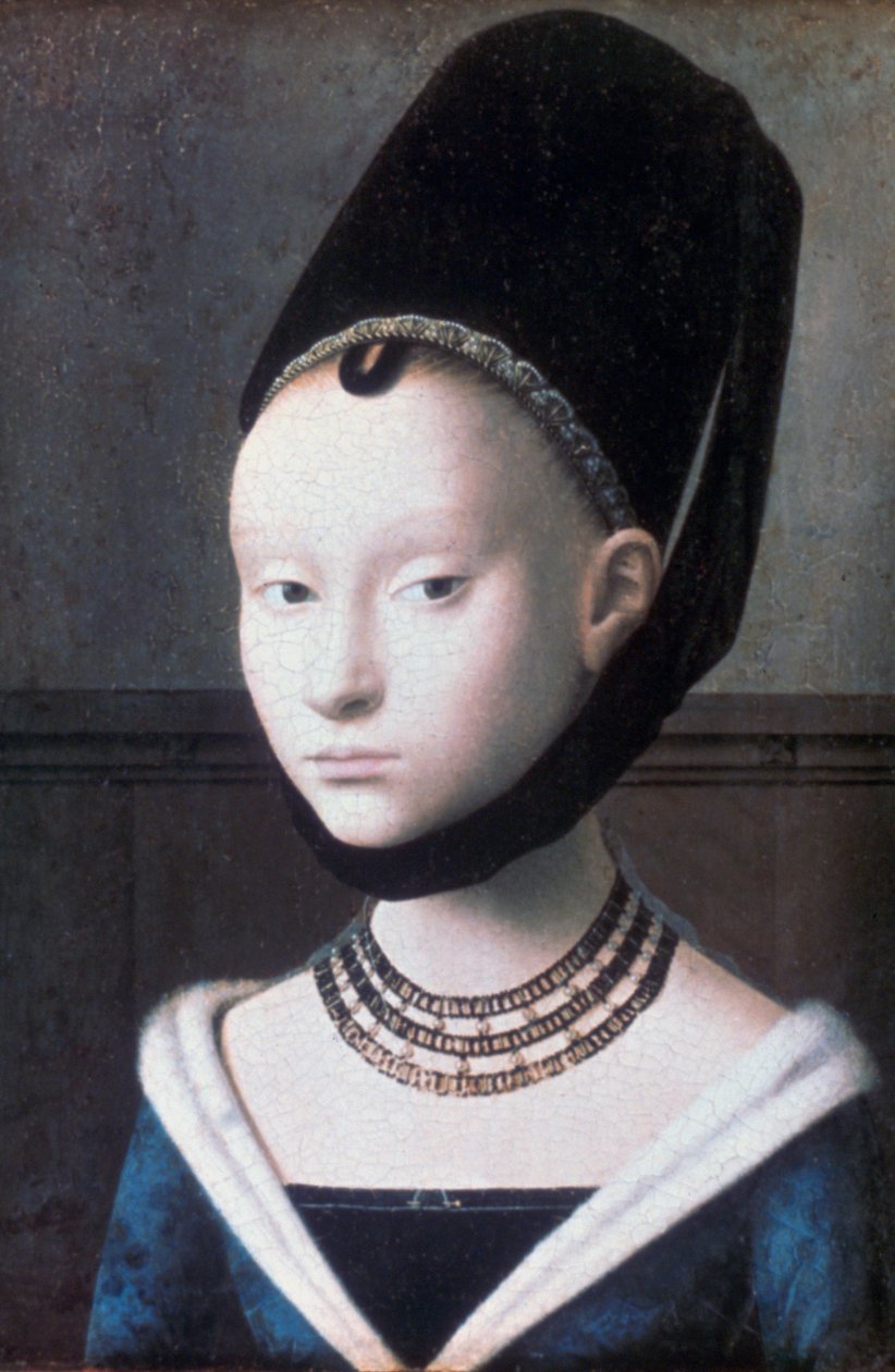 Nuoren tytön muotokuva, c1460 tekijältä Petrus Christus