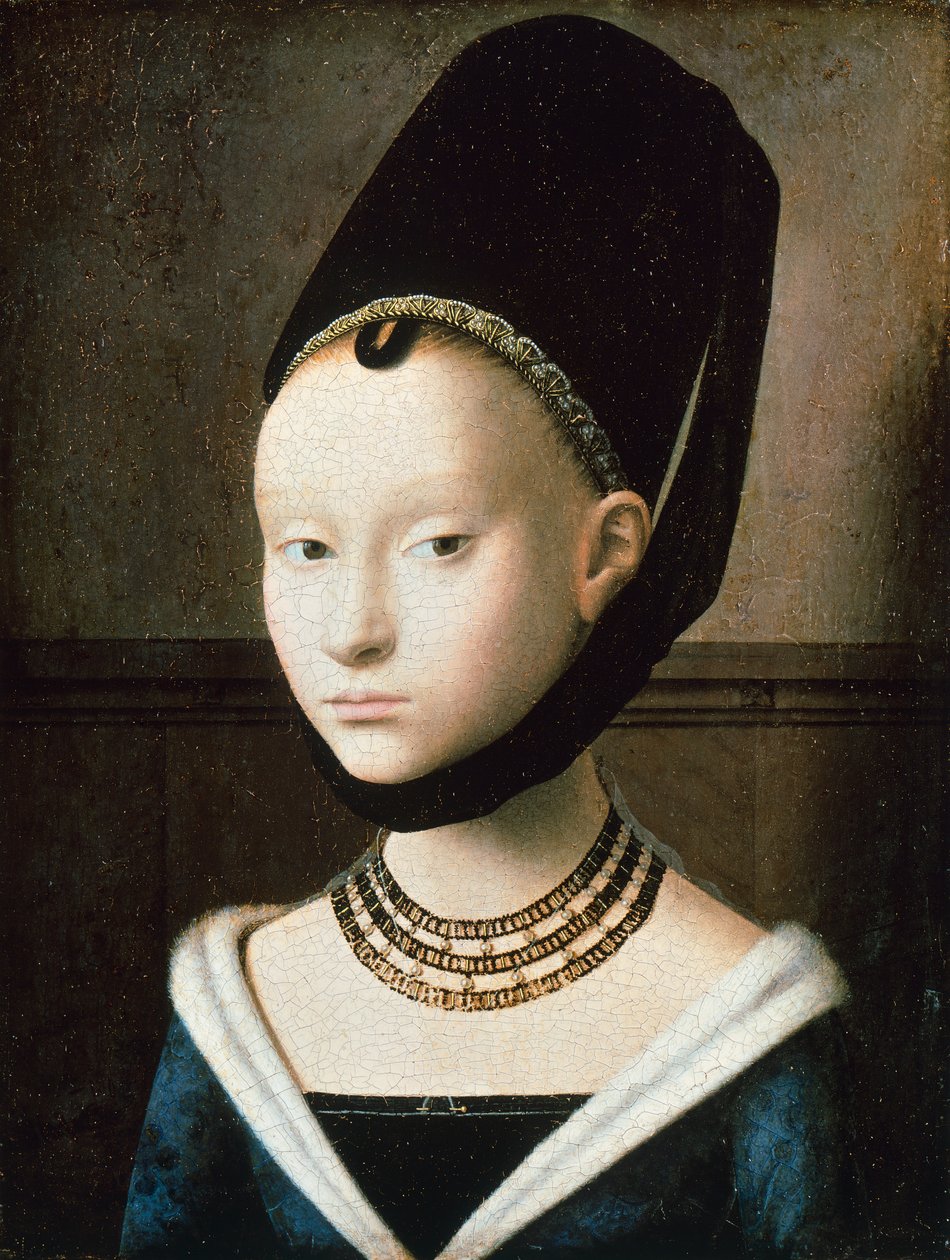 Nuoren tytön muotokuva tekijältä Petrus Christus