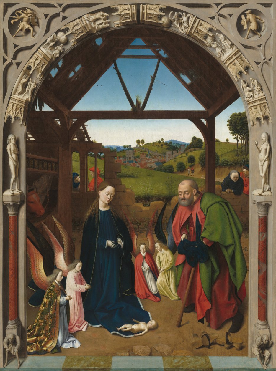 Syntymä tekijältä Petrus Christus
