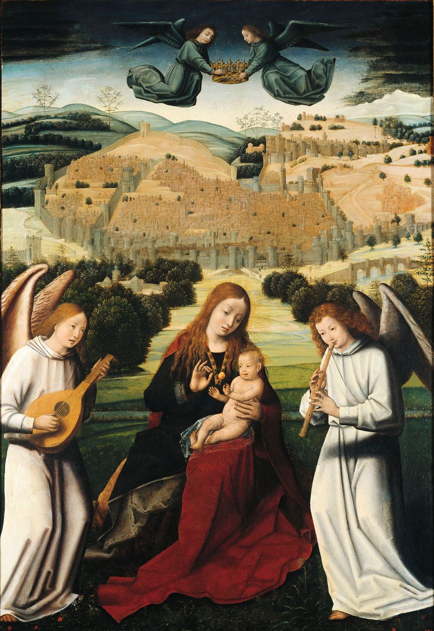 Granadan neitsyt, kirjoittanut Petrus Christus (1410-1475/1476) tekijältä Petrus Christus