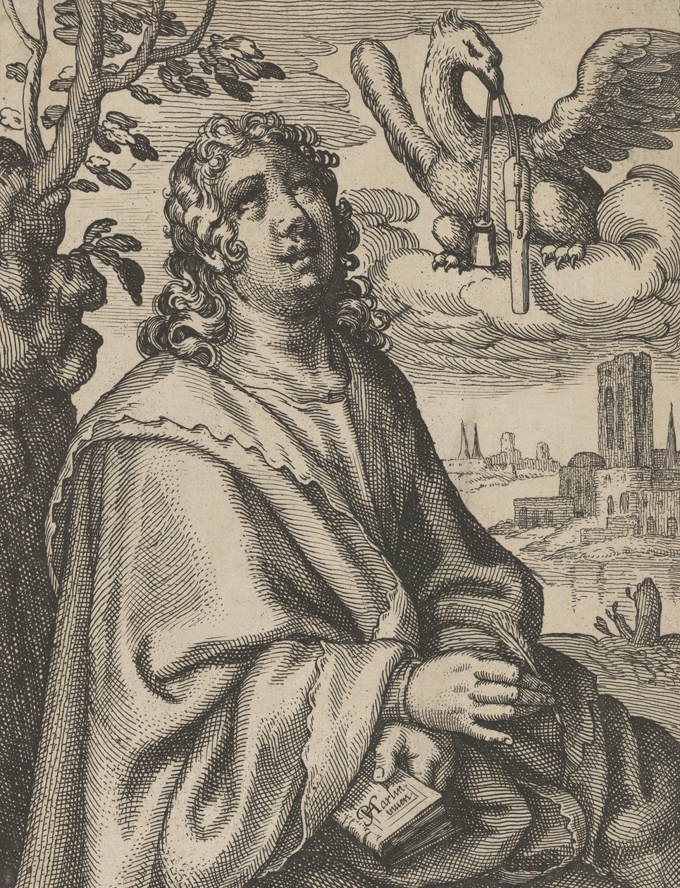 John, neljästä evankelistasta, 1610-20. tekijältä Petrus Feddes
