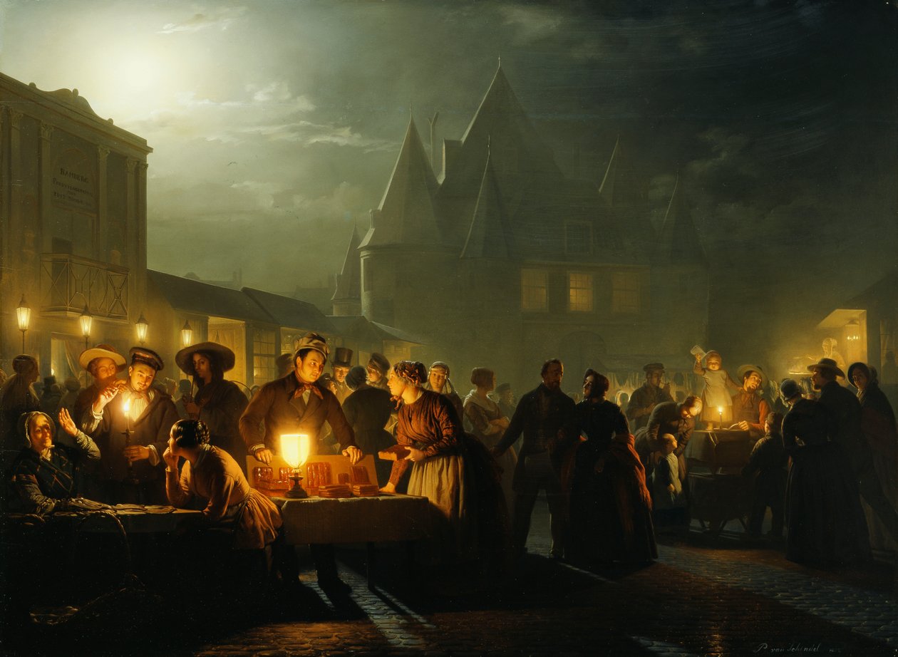 Kirjamessut, 1852 tekijältä Petrus van Schendel
