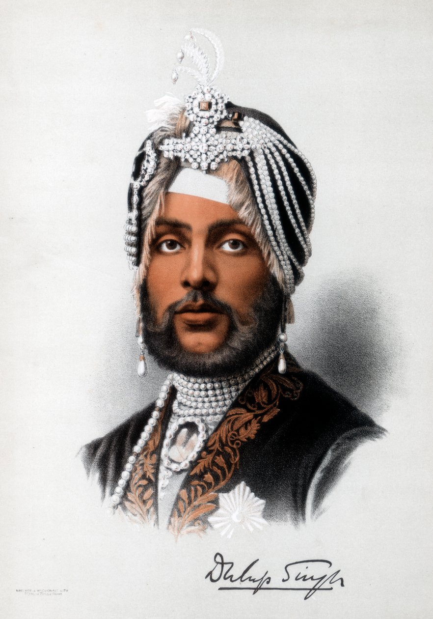 Duleep Singh, sikhien hallitsija, 1890. tekijältä Petter and Galpin Cassell