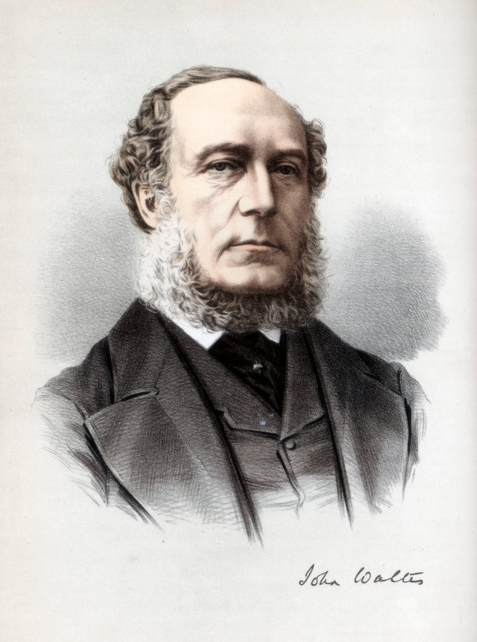 John Walter, brittiläinen maltillinen liberaalipoliitikko, vuodelta 1890. tekijältä Petter and Galpin Cassell