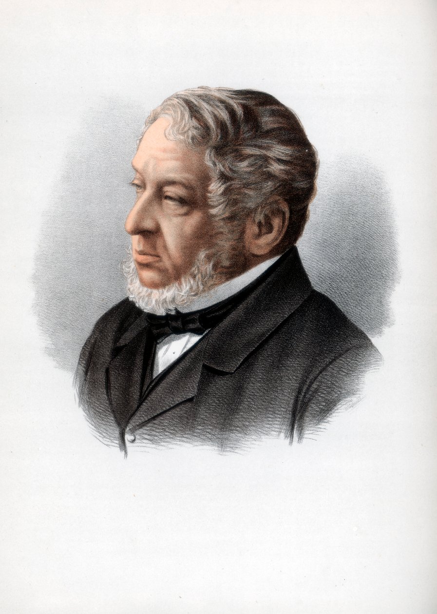 Nathan Rothschild, ensimmäinen paroni Rothschild, brittiläinen pankkiiri ja poliitikko, vuodelta 1890. tekijältä Petter and Galpin Cassell