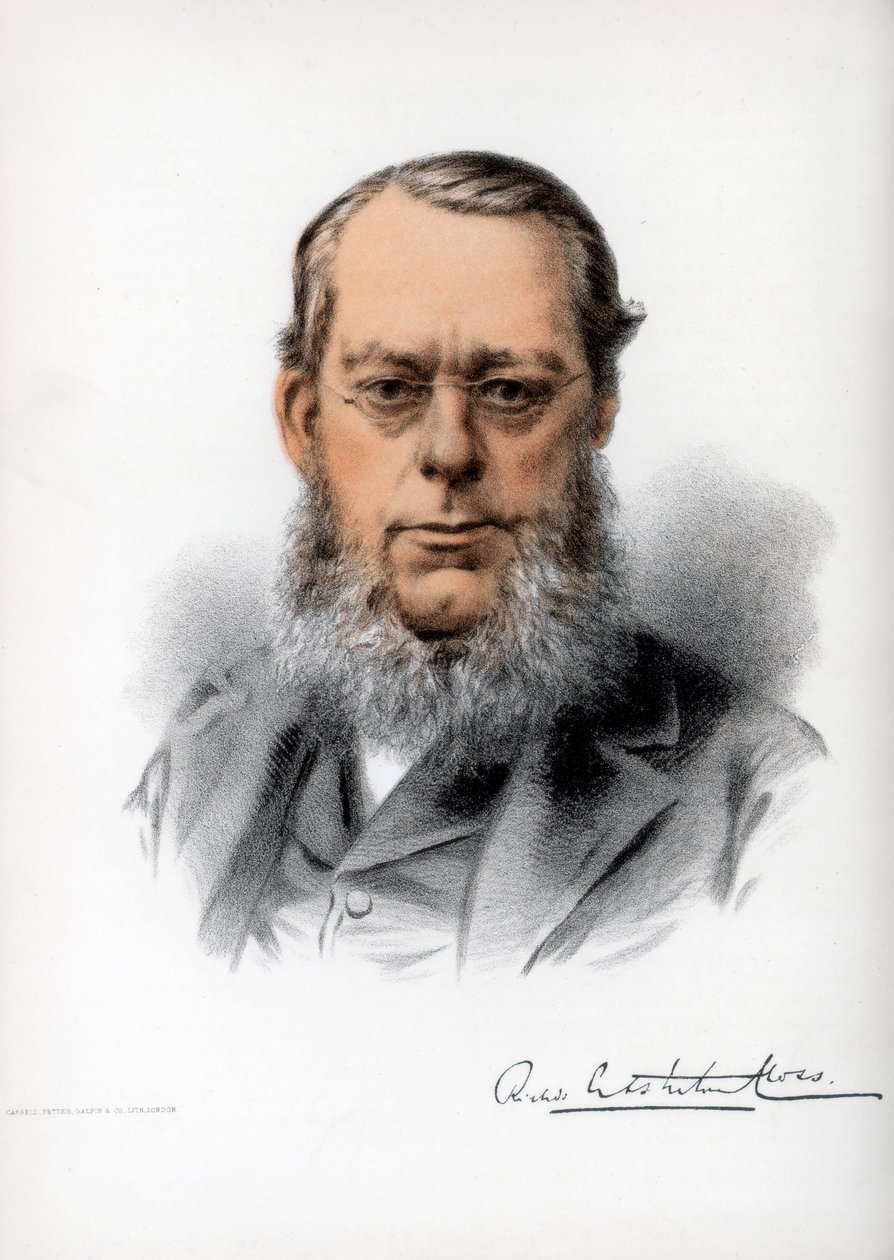 Richard Asheton Cross, 1. varakreivi Cross, brittiläinen valtiomies, c1890. tekijältä Petter and Galpin Cassell