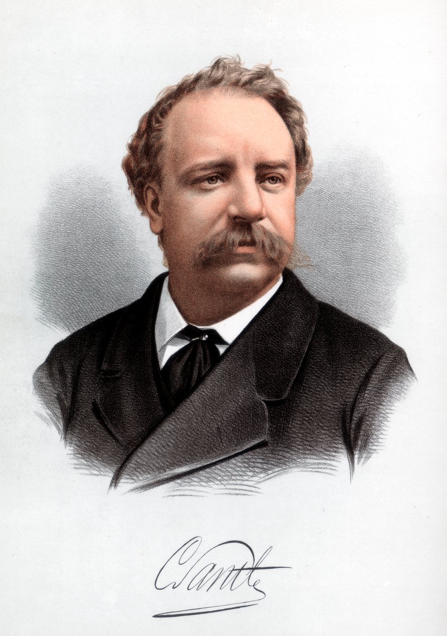 Sir Charles Santley, englantilainen laulaja, 1890. tekijältä Petter and Galpin Cassell