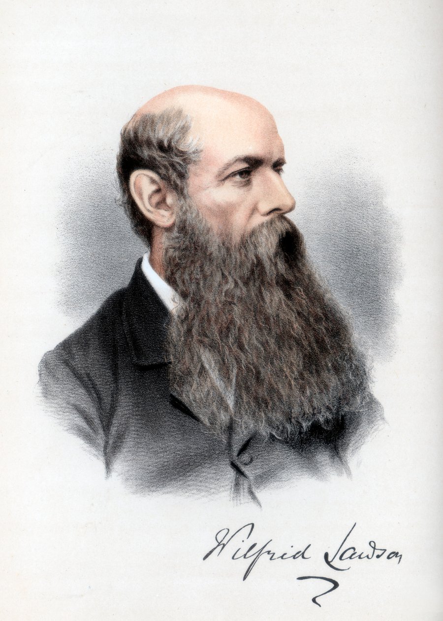 Sir Wilfrid Lawson, brittiläinen poliitikko ja raittiuskampanja, vuonna 1890. tekijältä Petter and Galpin Cassell