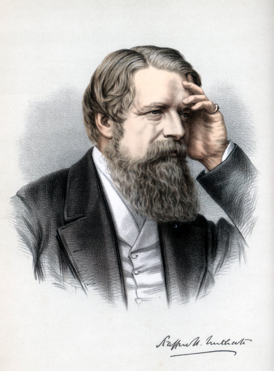 Stafford Northcote, 1. Earl of Iddesleigh, brittiläinen valtiomies, 1890. tekijältä Petter and Galpin Cassell