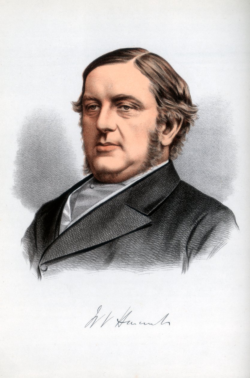 William Vernon Harcourt, brittiläinen liberaalivaltiomies, 1890. tekijältä Petter and Galpin Cassell