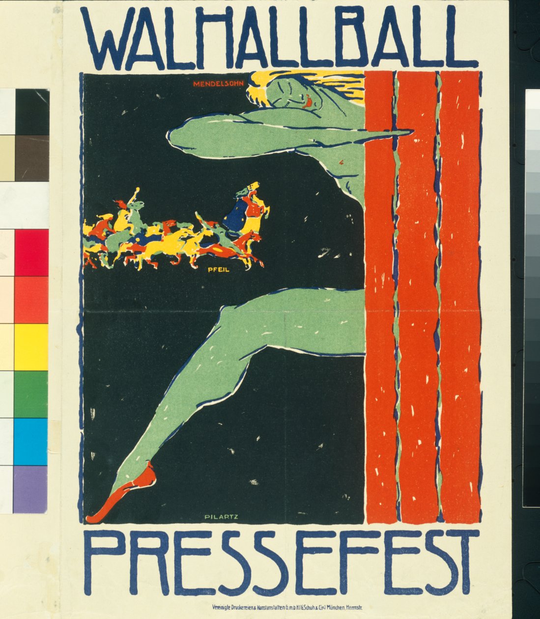 Valhallball-lehdistöfestivaali tekijältä Pfeil & Pilartz Mendelsohn
