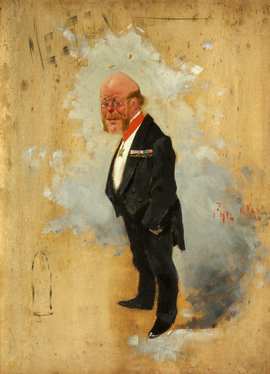 Melton Prior (öljy kartongille) tekijältä Phil May