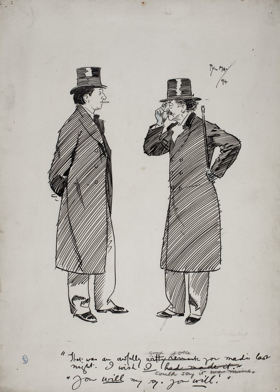 Oscar Wilde ja Whistler tekijältä Phil May