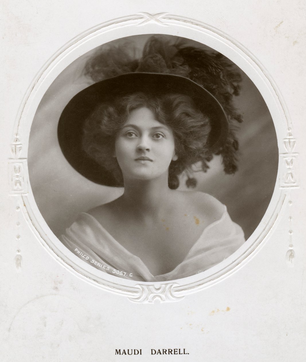 Maudi Darrell, brittiläinen näyttelijä, 1908. tekijältä Philco Publishing Company