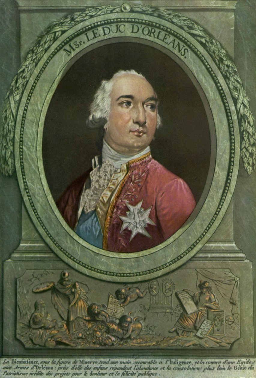 Louis Philippe Orléansin herttua tekijältä Philibert Louis Debucourt