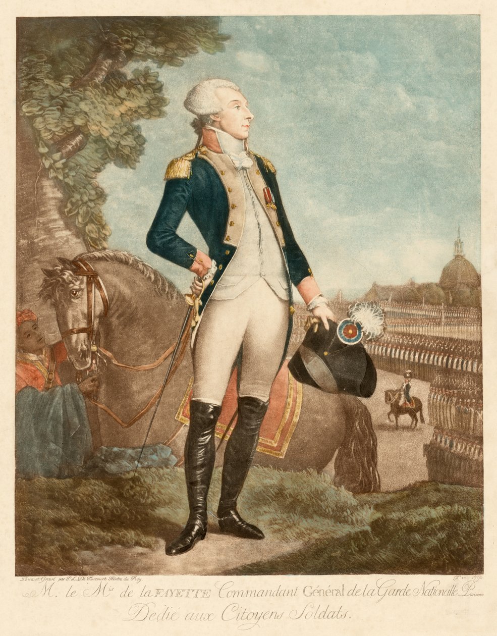 Markiisi de Lafayette tekijältä Philibert-Louis Debucourt