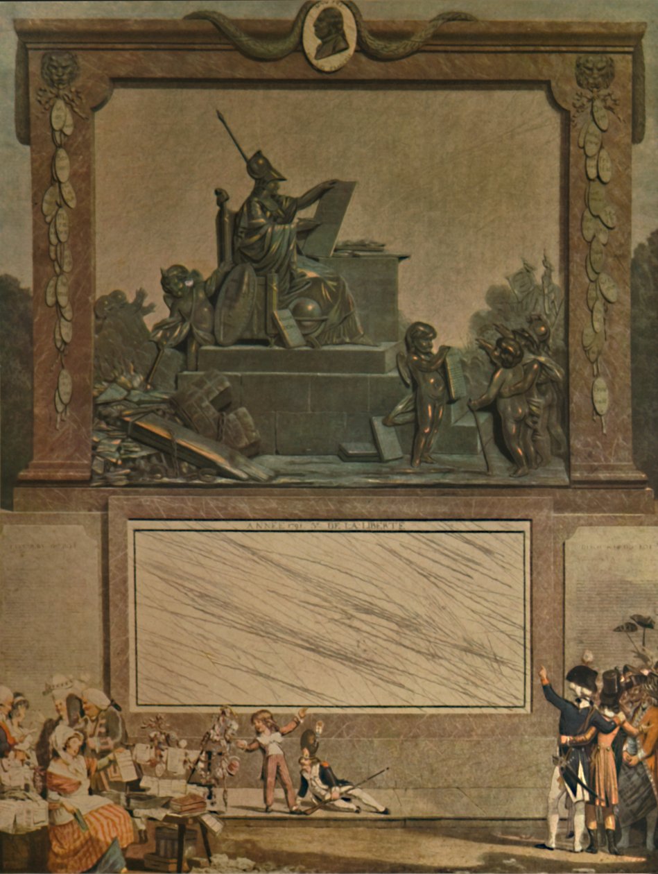 Kansallinen almanakka, 1791, 1913 tekijältä Philibert Louis Debucourt