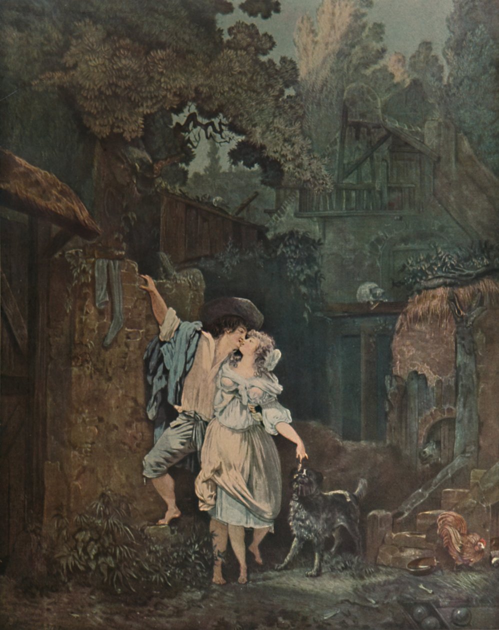 Escalade, or The Odious Mornings, 1787, 1913 tekijältä Philibert Louis Debucourt