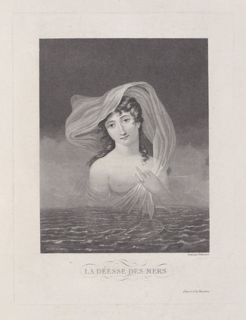 Meren jumalatar, 1775-1832. tekijältä Philibert Louis Debucourt