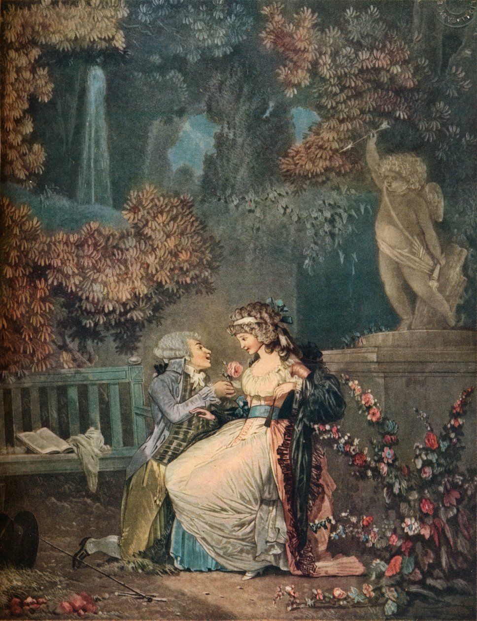 Ruusu, 1788, 1916 tekijältä Philibert Louis Debucourt