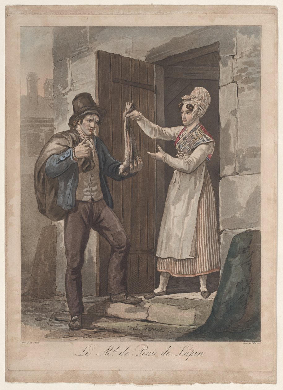 Md. Rabbit Skin, 1775-1832. tekijältä Philibert Louis Debucourt