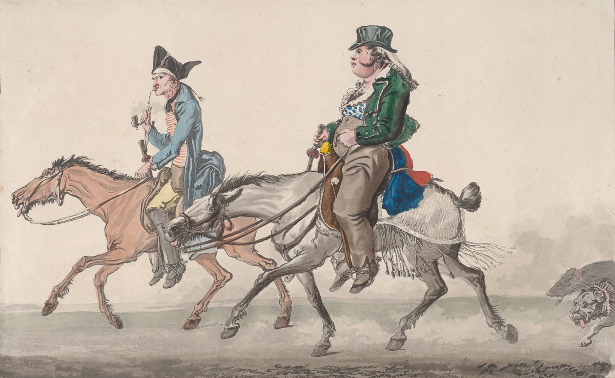 Tie Poissyyn, 1816. tekijältä Philibert Louis Debucourt