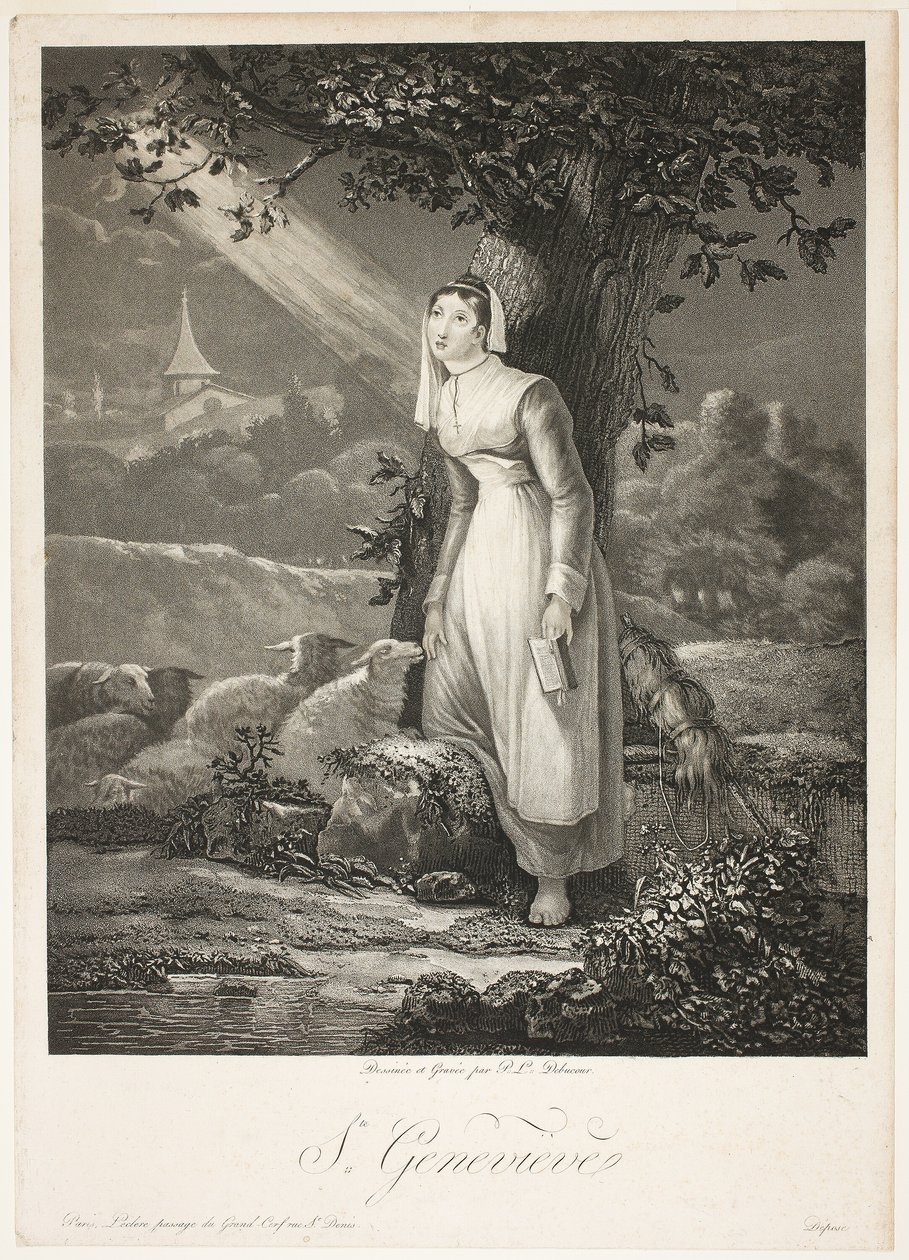 Saint Genevieve tekijältä Philibert Louis Debucourt