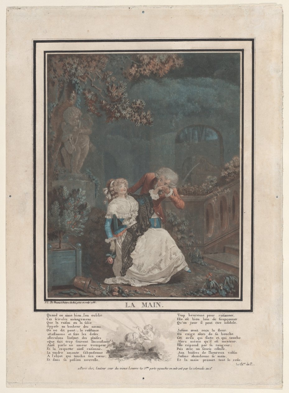 Käsi, 1788. tekijältä Philibert Louis Debucourt