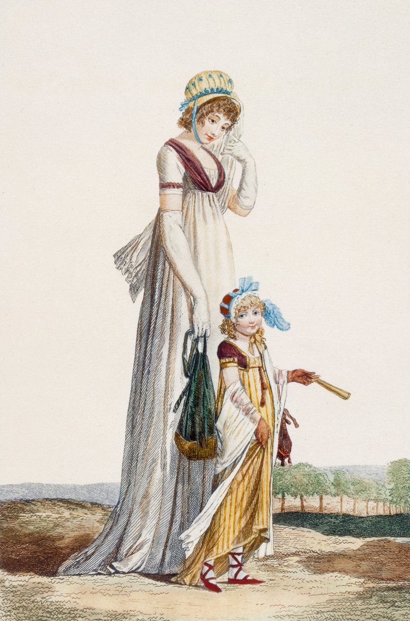 Nuori äiti ja lapsi, 1800 tekijältä Philibert Louis Debucourt
