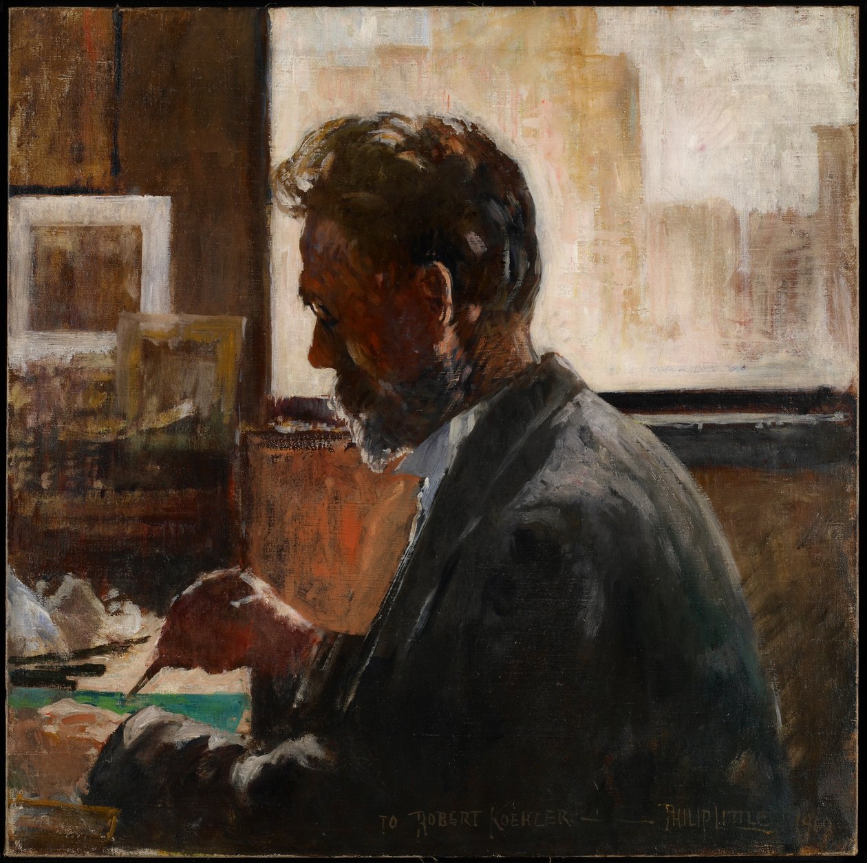 Robert Koehlerin muotokuva, 1910 tekijältä Philip Little
