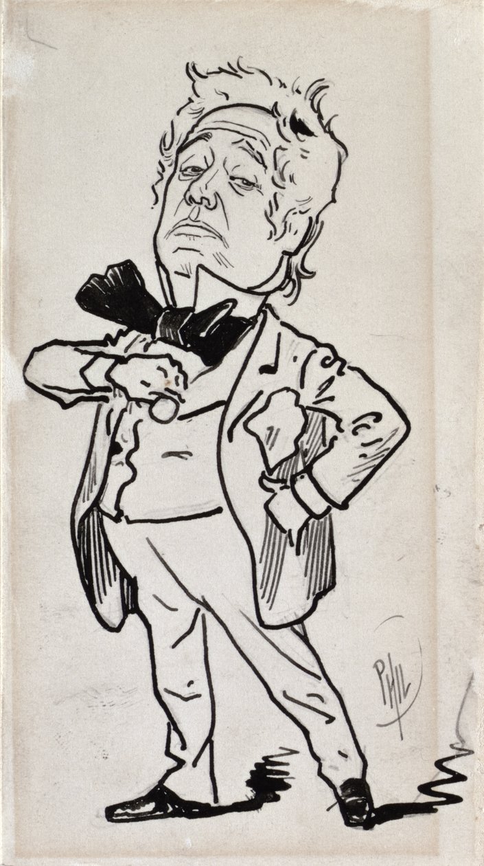 Johnny Toole (1830-1906) (kynä, jossa on lyijykynän jälkiä kortissa) tekijältä Philip William May