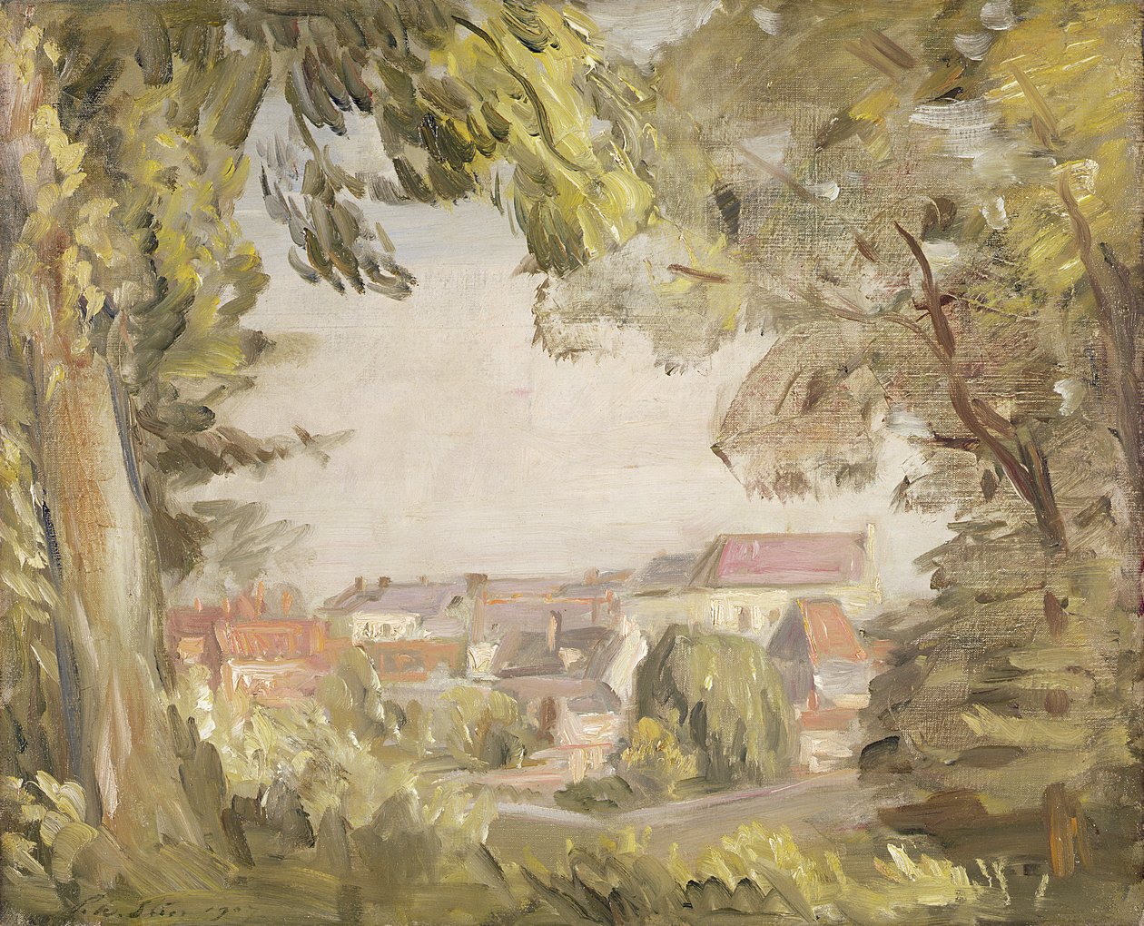 Montreuil valleilta, 1907 tekijältä Philip Wilson Steer