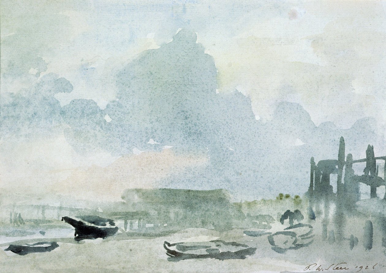 The Beach, Shoreham, 1928 tekijältä Philip Wilson Steer