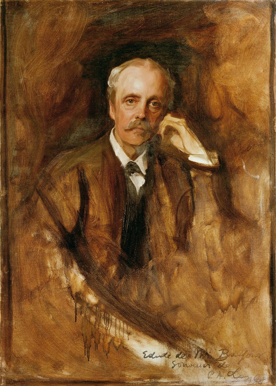 Arthur James Balfour, ensimmäinen Earl of Balfour (öljy kankaalle) tekijältä Philip Alexius de Laszlo