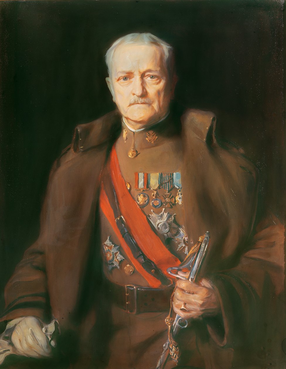 Kenraali John Pershing (1860-1948) (öljy kankaalle) tekijältä Philip Alexius de Laszlo