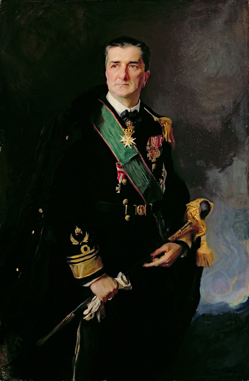 Miklos Horthy de Nagbanya (öljy kankaalle) tekijältä Philip Alexius de Laszlo