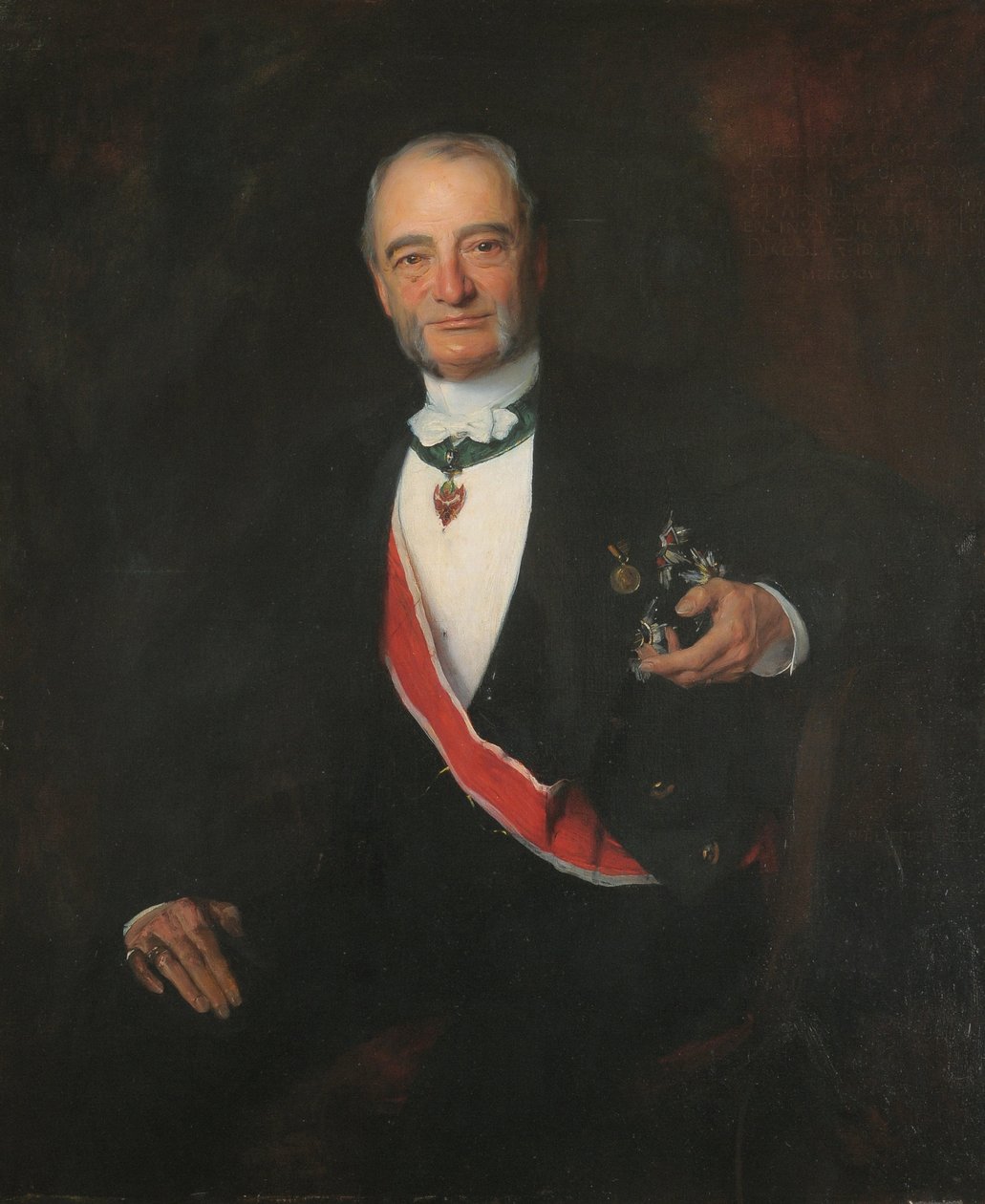 Bohuslavin muotokuva, Chotkowin kreivi Chotek ja Wognin 1829-1896, n. 1870. tekijältä Philip de László